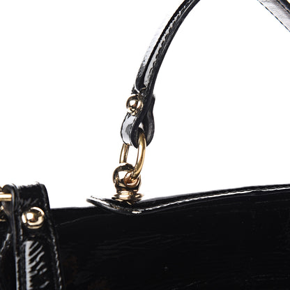 Gucci Patent Britt Messenger Bag Black 9 of 10