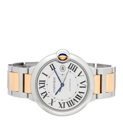 Cartier Stainless Steel 18K Yellow Gold 42mm Ballon Bleu De Cartier Automatic Watch 2 of 5
