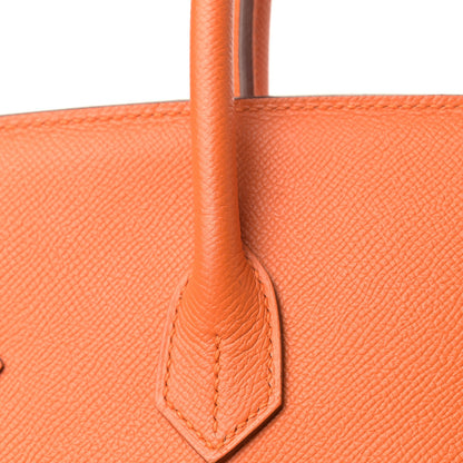 Hermes Epsom Birkin 35 Orange 18 of 21
