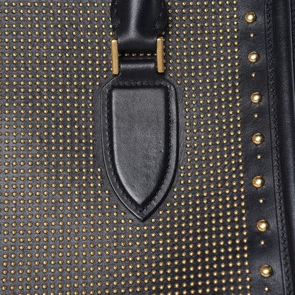 Alexander McQueen Calfskin Studded Large Heroine Black 20 of 24