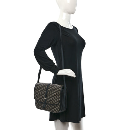 Goyard Goyardine Belvedere II MM Messenger Bag Black 2 of 8