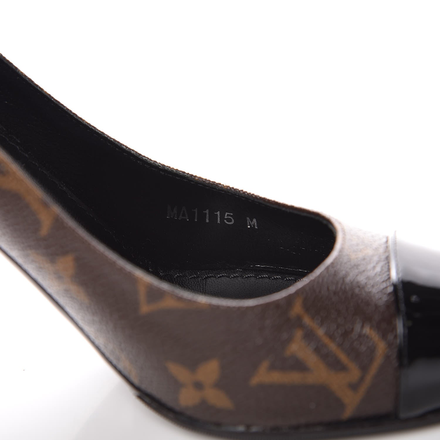 Louis Vuitton Patent Monogram Fetish Pumps 38 8 of 10