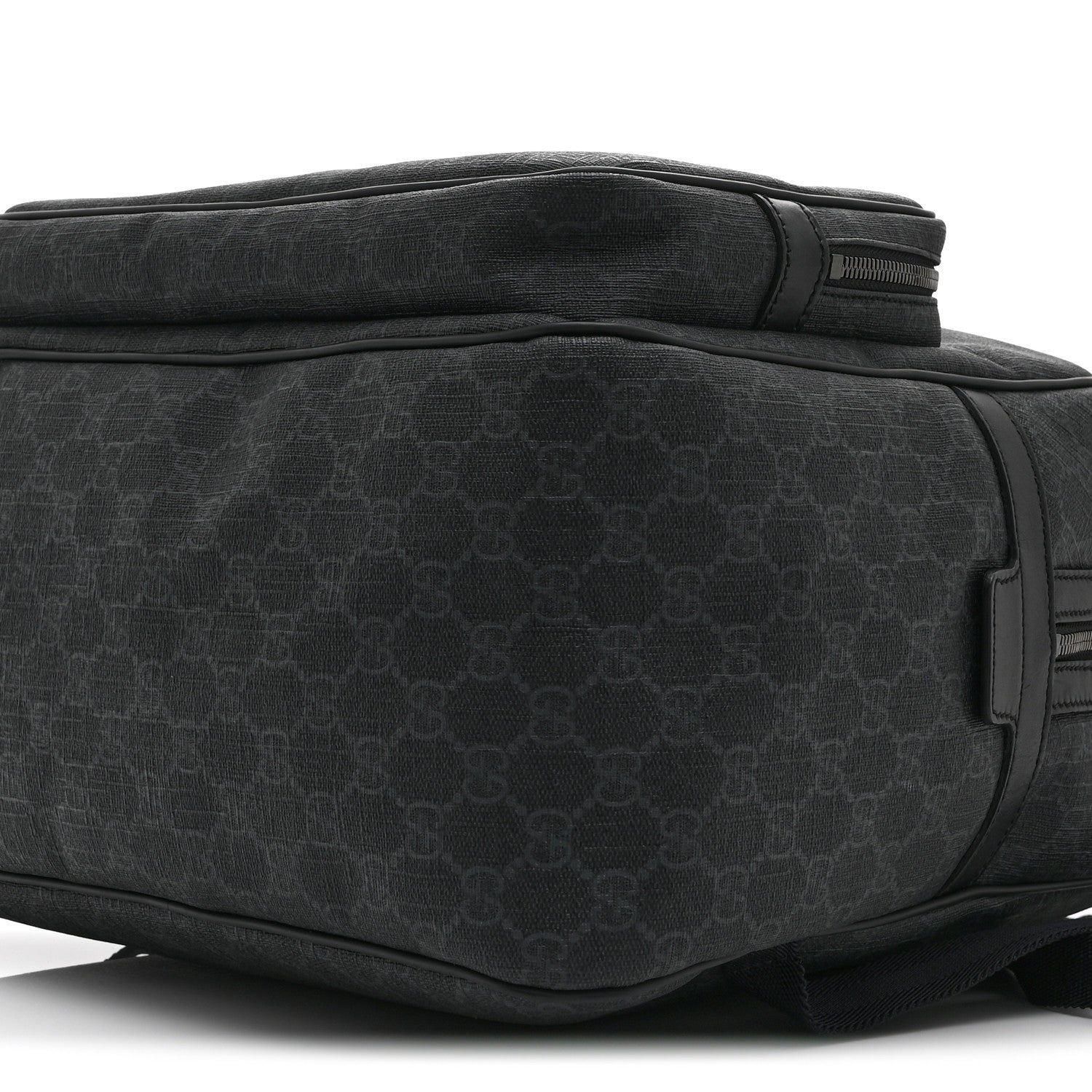 Gucci GG Supreme Monogram Medium Day Backpack Grey Black 10 of 10