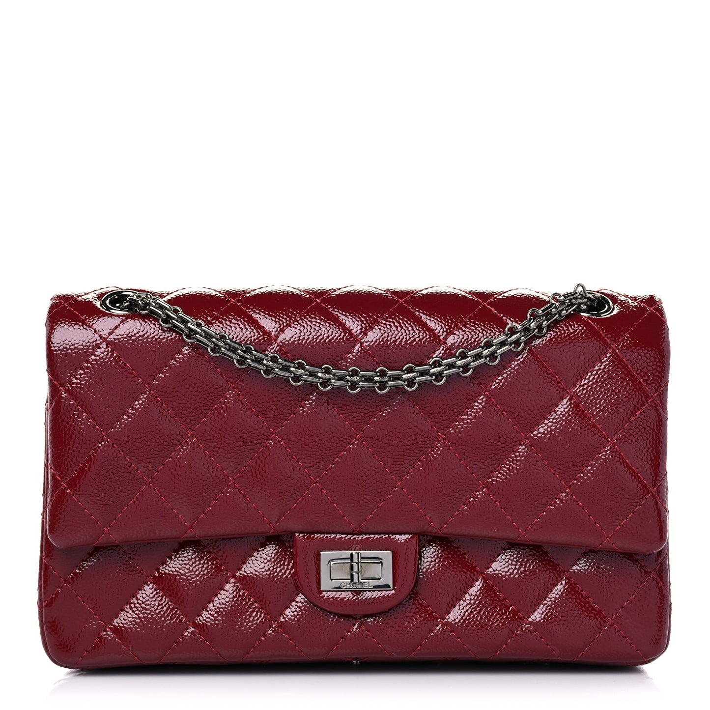 Patent Caviar Quilted 2.55 Reissue 226 Flap Burgundy