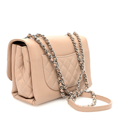 Chanel Calfskin Mini Tramezzo Flap Beige 3 of 12