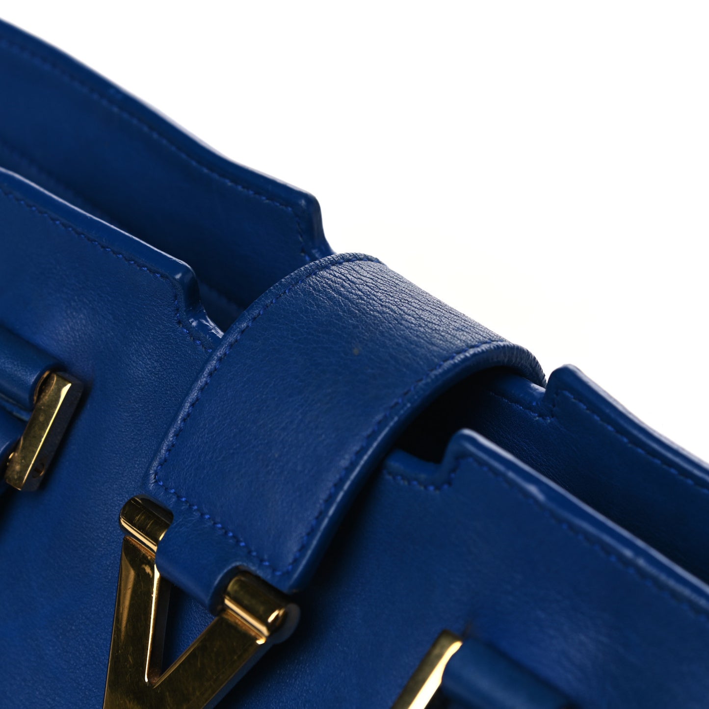 Calfskin Small Classic Y Cabas Royal Blue