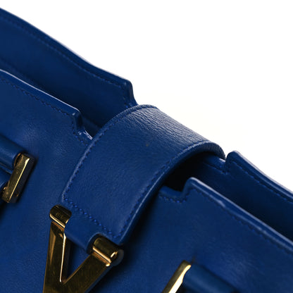 Saint Laurent Calfskin Small Classic Y Cabas Royal Blue 11 of 22