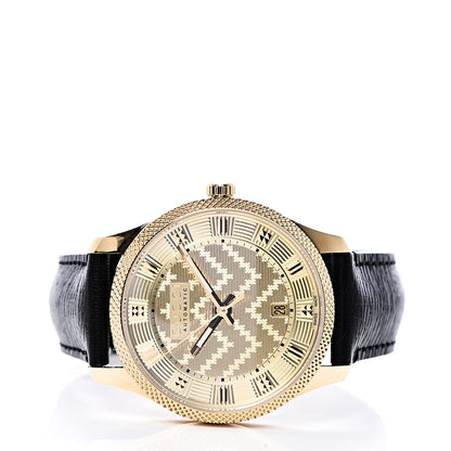 Gucci Stainless Steel Calfskin 40mm G-Timeless Eryx Automatic Watch Gold 3 of 9