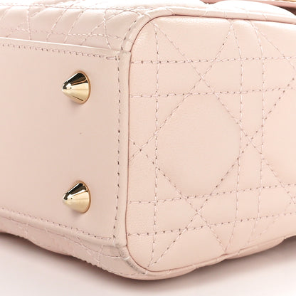 Christian Dior Lambskin Cannage Small Lucky Badges My Lady Dior Light Pink 10 of 11