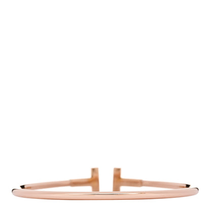 Tiffany 18K Rose Gold T Wire Bracelet 2 of 4