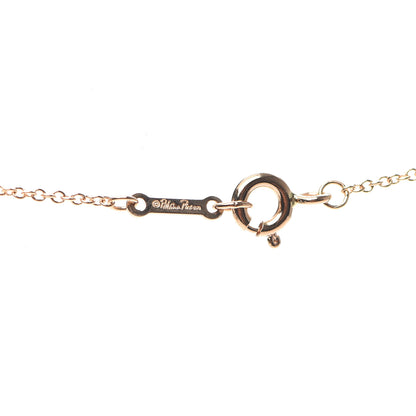 Tiffany 18K Rose Gold Diamond Loving Heart Clover Pendant Necklace 5 of 5