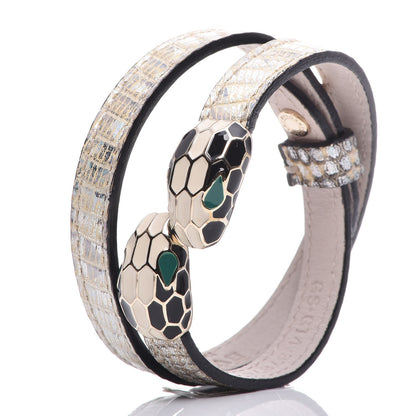 Bulgari Lizard Serpenti Forever Multi Coiled Bracelet S 5 of 7