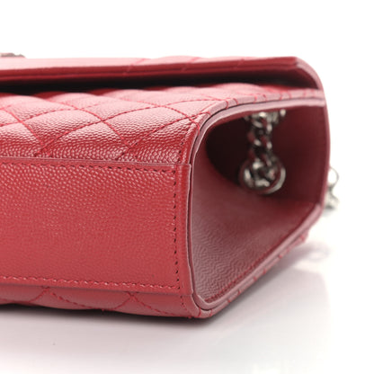 Saint Laurent Grain De Poudre Textured Mixed Matelasse Triquilt Medium Monogram Satchel Rouge Eros 8 of 8