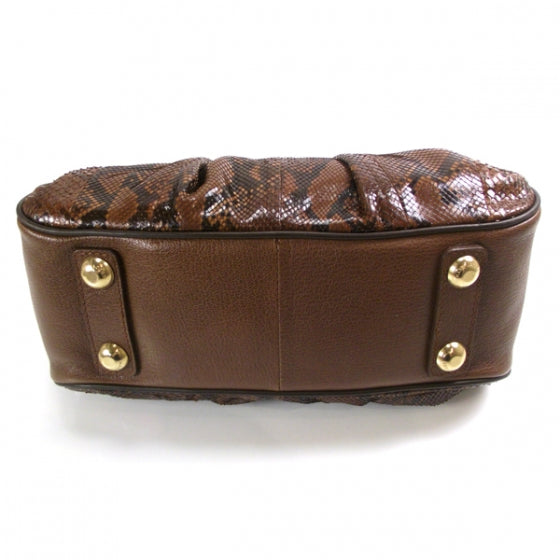 Marc Jacobs Python Small Stam Satchel Cinnamon 4 of 10