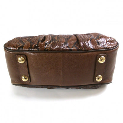 Marc Jacobs Python Small Stam Satchel Cinnamon 4 of 10