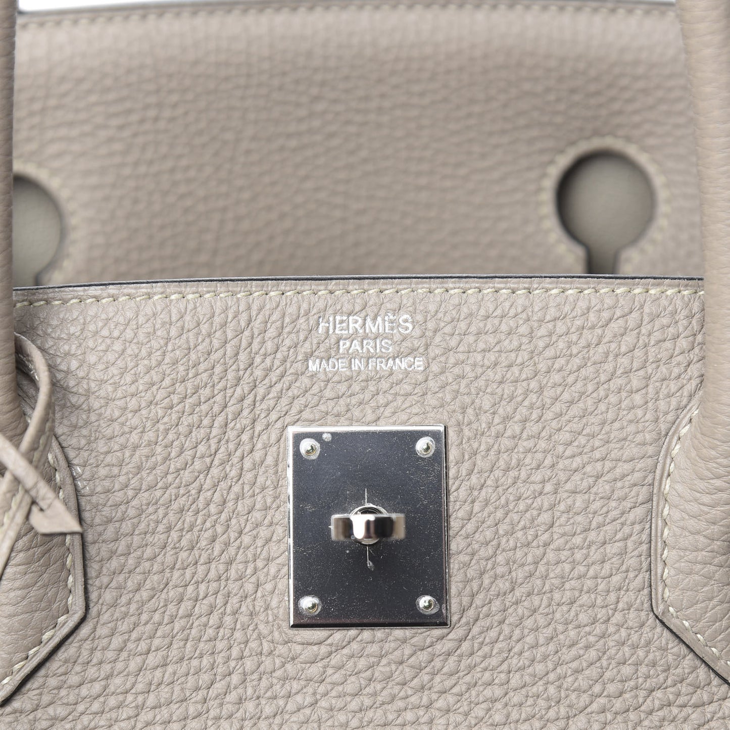 Togo Birkin 40 Gris Tourterelle