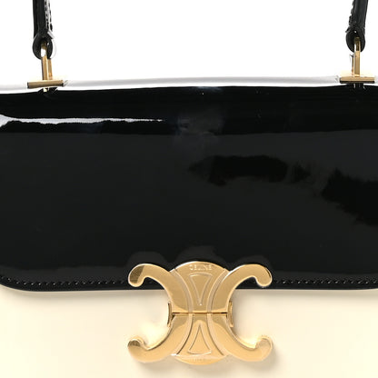 Celine Patent Teen Garance  Black White 7 of 11
