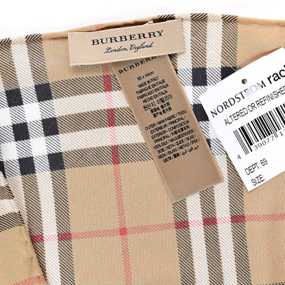 Burberry Silk House Check Triangle Scarf White 4 of 5