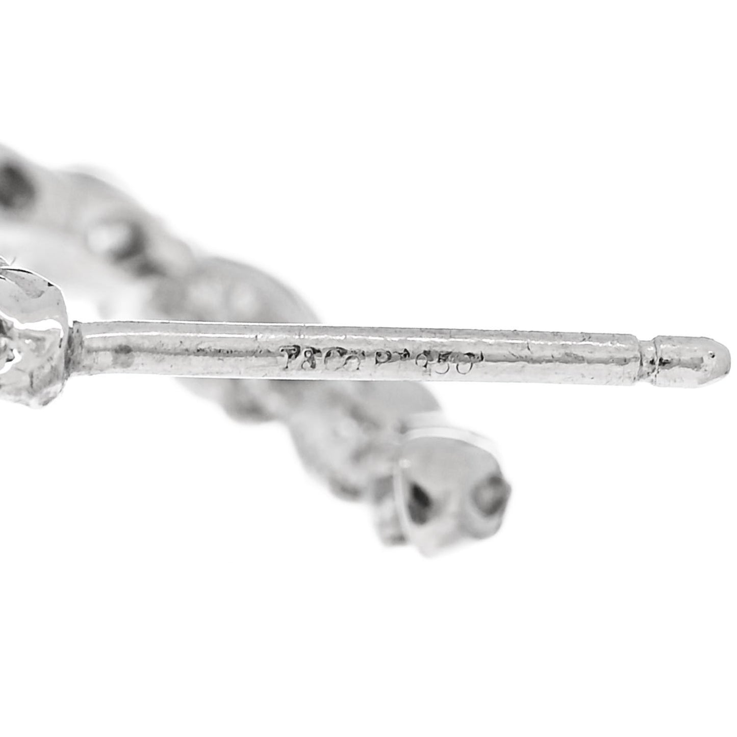 Platinum Diamond 1.10ctw Inside-Out Hoop Earrings