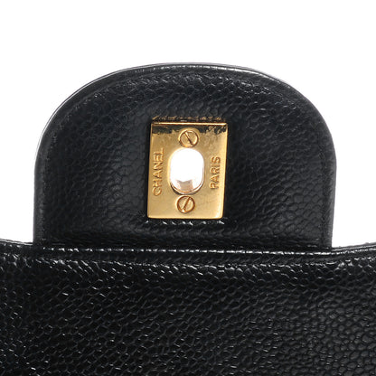 Chanel Caviar Jumbo Single Flap Black 5 of 8