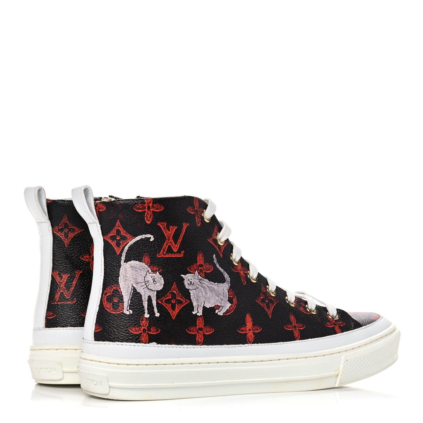 Catogram Stellar Sneaker Boots 38 Marron