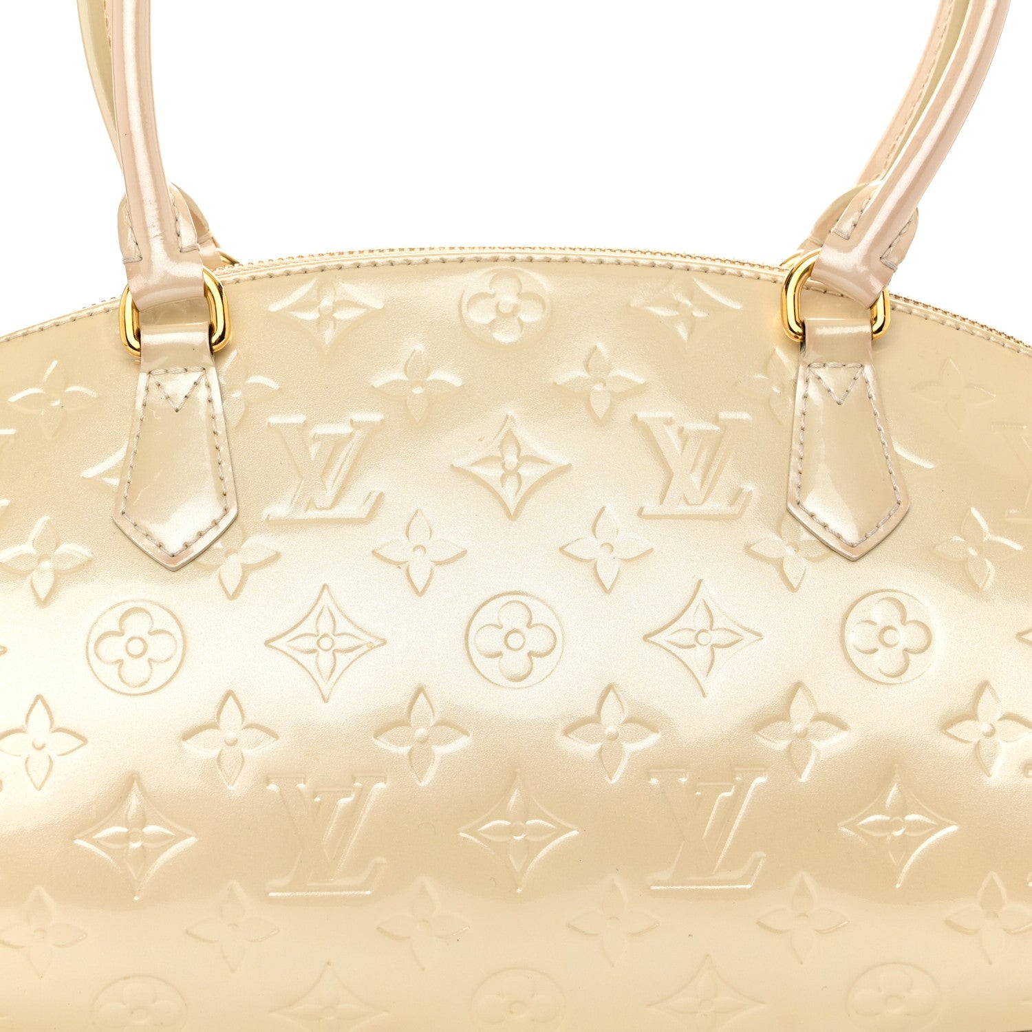 Louis Vuitton Vernis Sherwood PM Blanc Corail 8 of 13