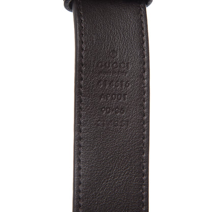 Gucci Moon Calfskin Double G 30mm Belt 90 36 Dark Cocoa 6 of 7