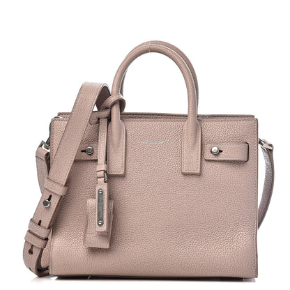 Saint Laurent Grained Calfskin Nano Sac De Jour Souple Nude 1 of 17