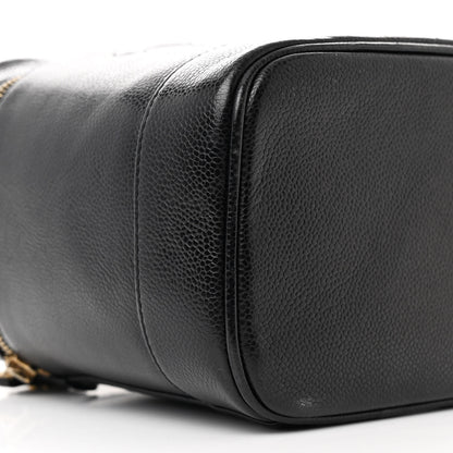 Chanel Caviar Vanity Cosmetic Case Black 10 of 11