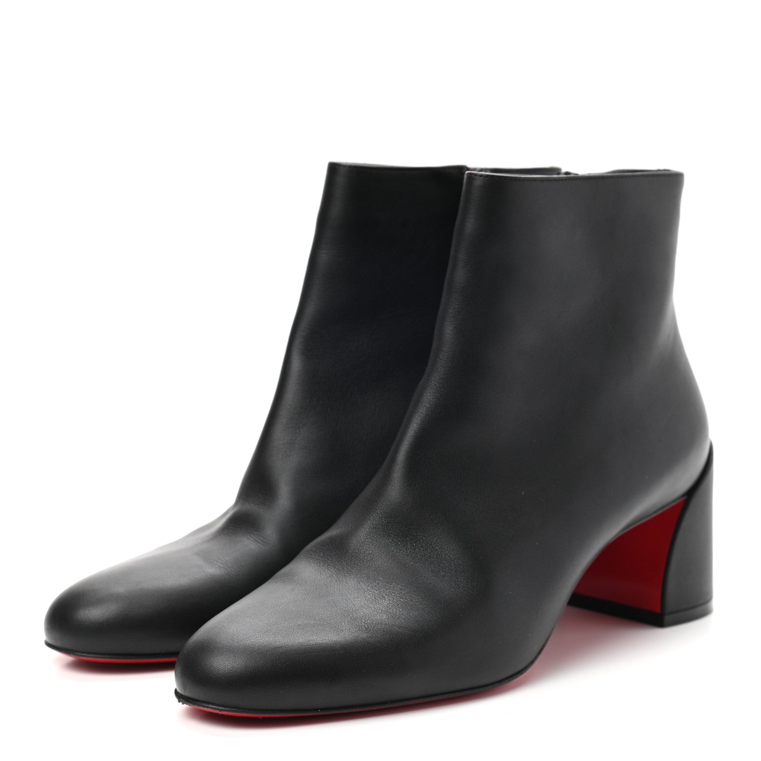 Christian Louboutin Calfskin Turela 55 Ankle Boots 38.5 Black 3 of 8