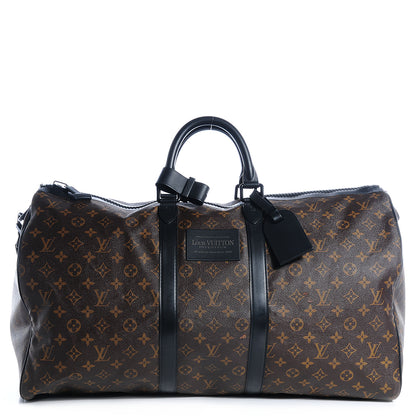 Louis Vuitton Monogram Waterproof Keepall Bandouliere 55 1 of 8
