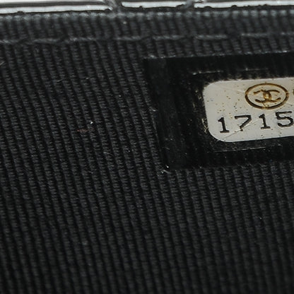Chanel Patent Quilted Flap Card Holder Black 8 of 8