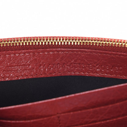 Balenciaga Agneau Blanket Money Wallet Rouge Brique 8 of 8