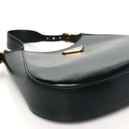 Prada Box Calfskin Shoulder Bag Black 9 of 10