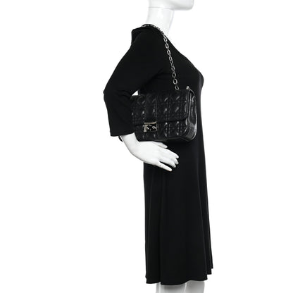 Christian Dior Lambskin Cannage Medium Miss Dior Flap Black 2 of 9