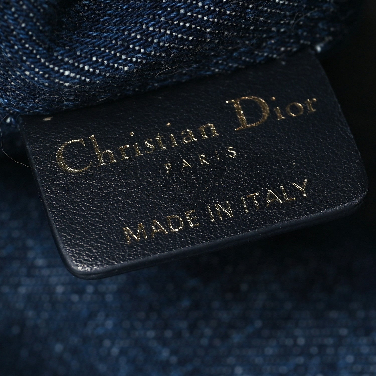 Christian Dior Denim Jacquard Oblique Medium Toujours Blue 6 of 10