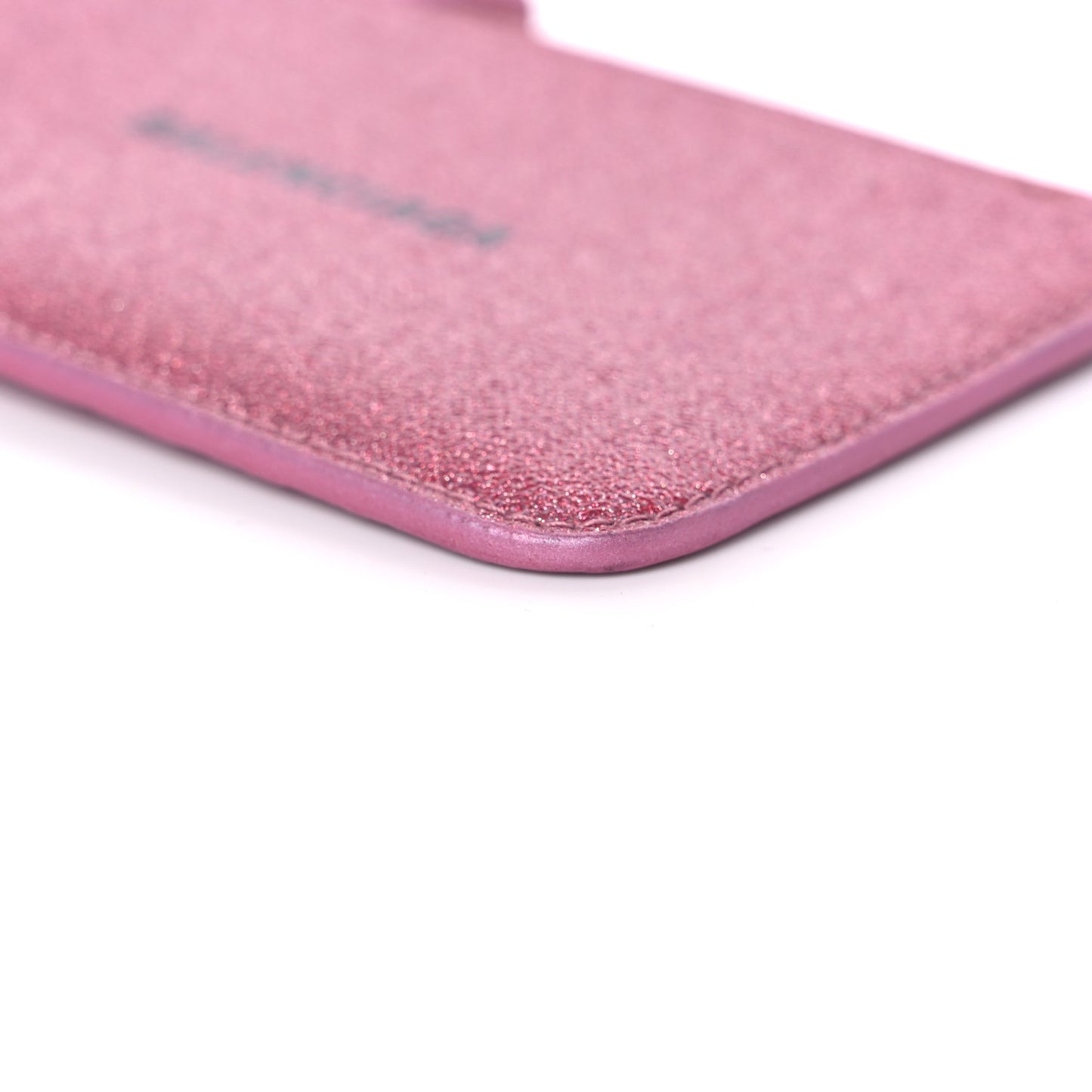 Sparkling Fabric Logo Large Cash Long Coin Card Holder Sweet Pink Black