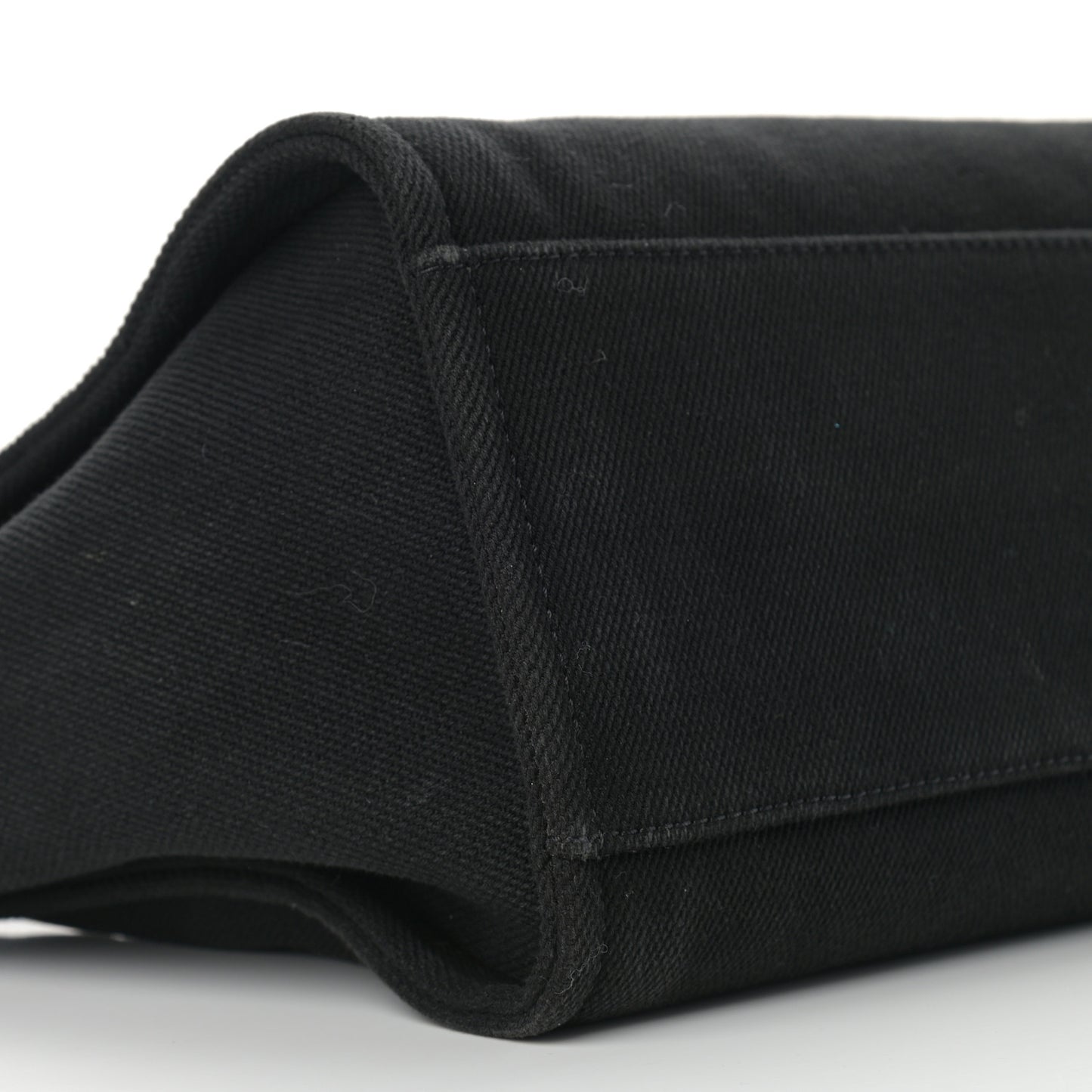 Canvas Pearl Medium Deauville Tote Black