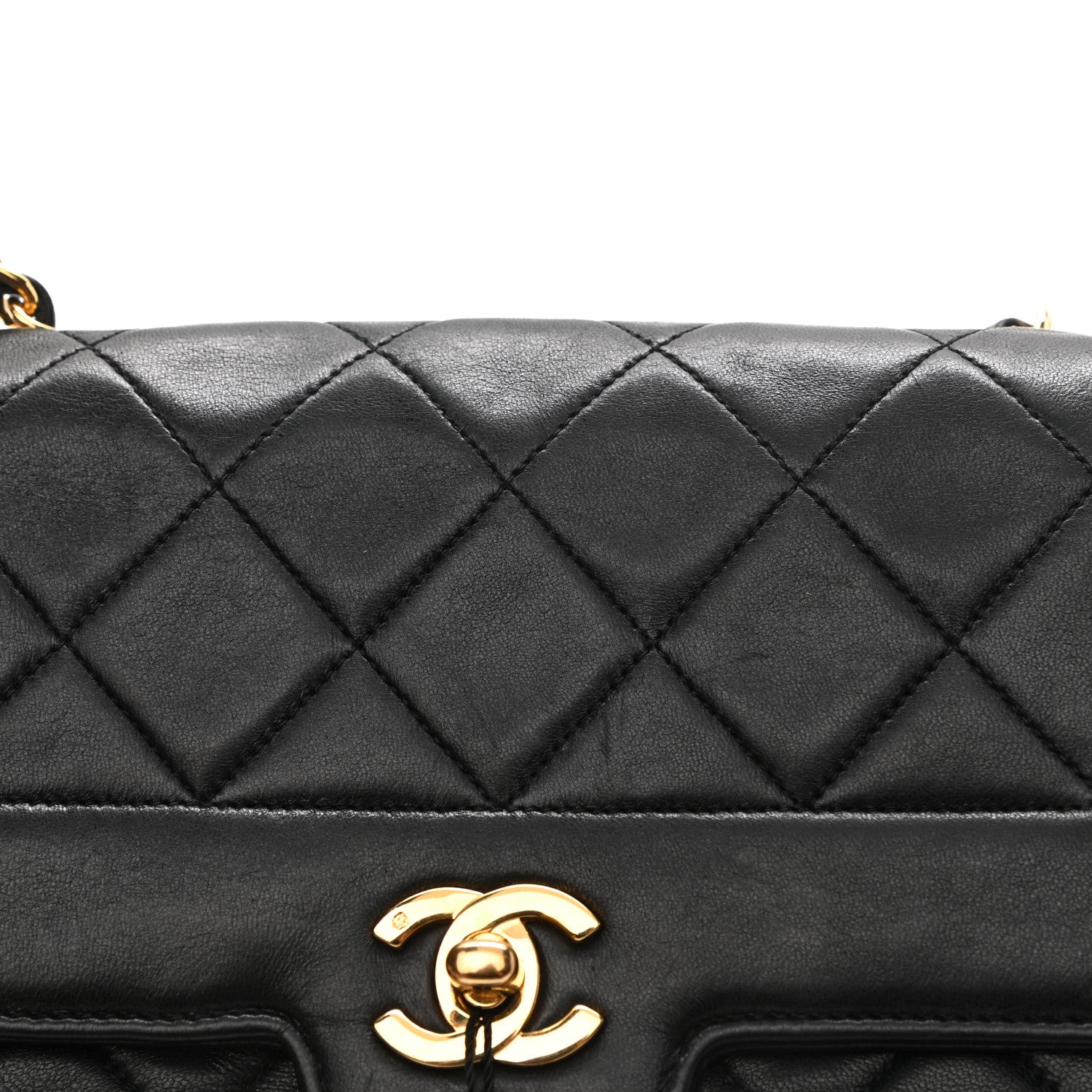 Chanel Lambskin Quilted Small Single Flap Black 11 of 11