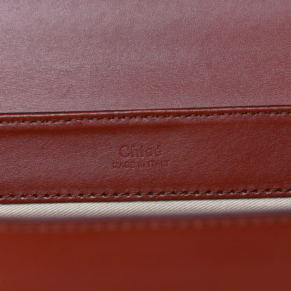 Chloe Calfskin Small C Double Carry Sepia Brown 8 of 10
