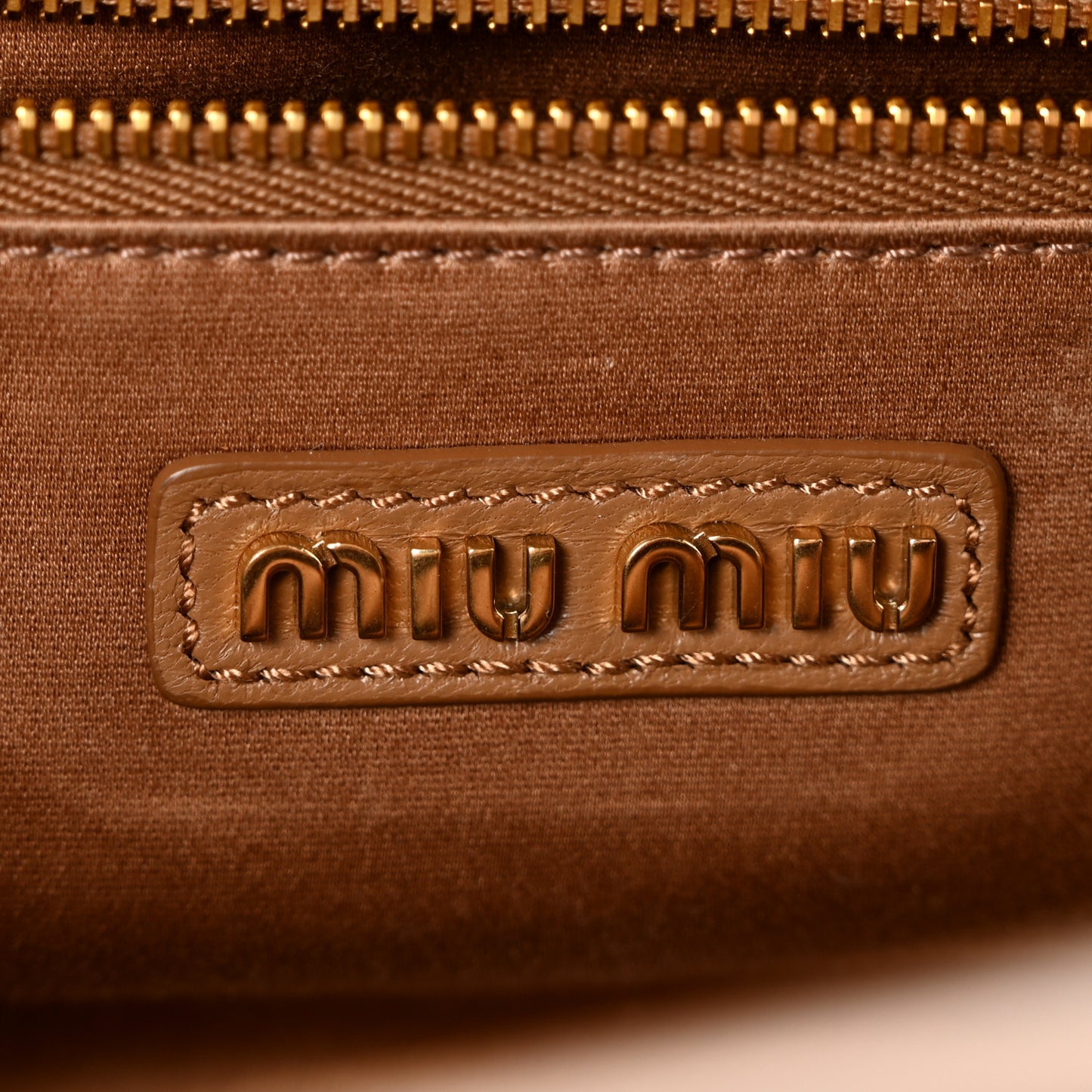 Nappa Matelasse Large Arcadie Top Handle Bag Caramel Caramel