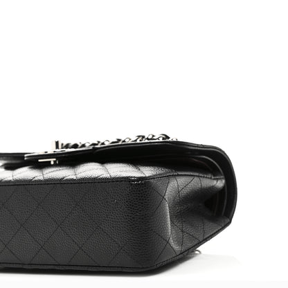 Chanel Caviar Quilted Small Double Flap Black 10 of 11