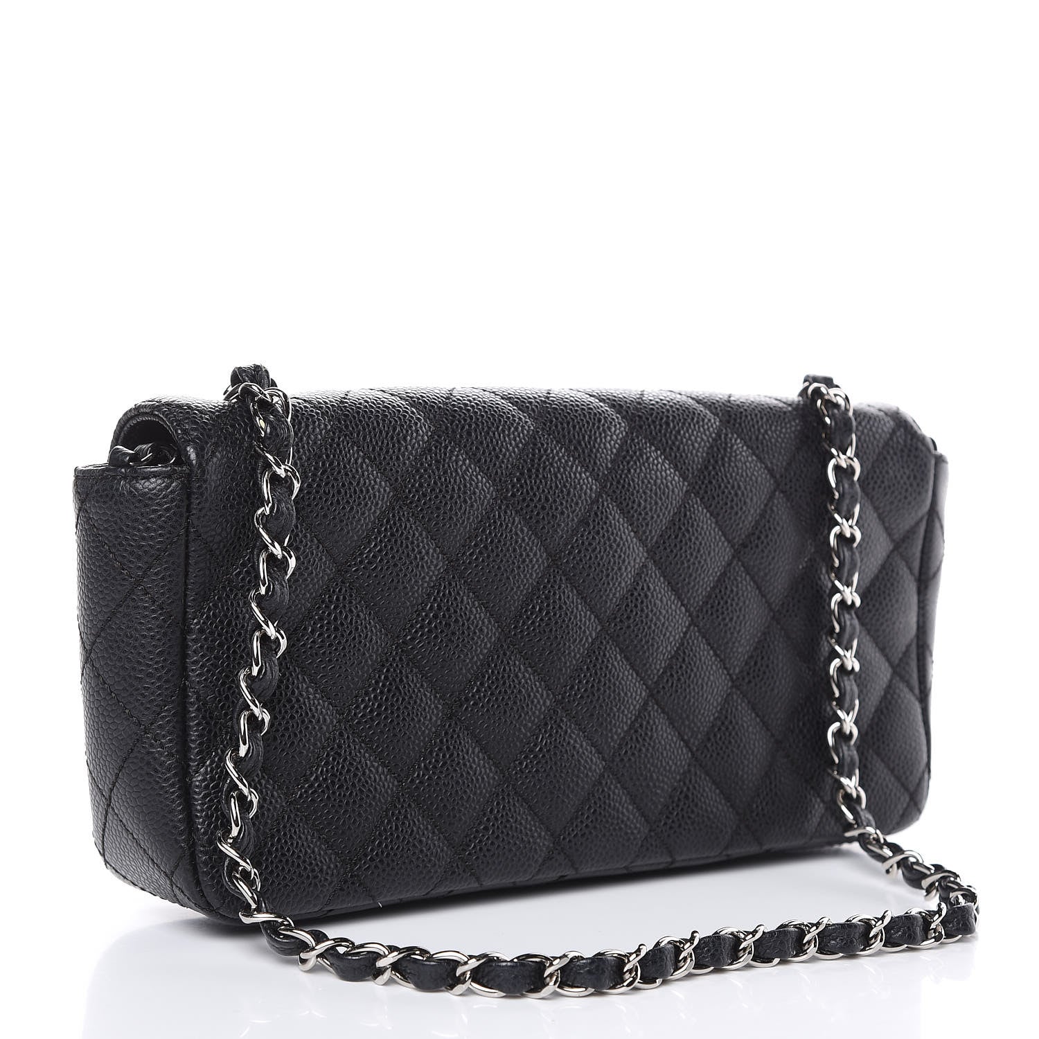 Chanel Caviar Quilted East West Flap Black 3 of 9