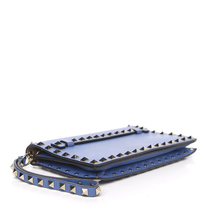 Valentino Garavani Nappa Small Rockstud Wristlet Clutch Light Sapphire 4 of 11