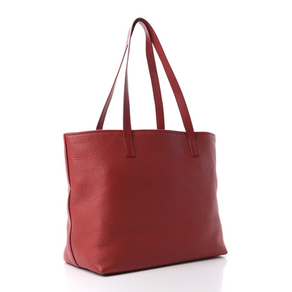 Prada Vitello Daino Pocket Shopping Tote Rosoo 3 of 11