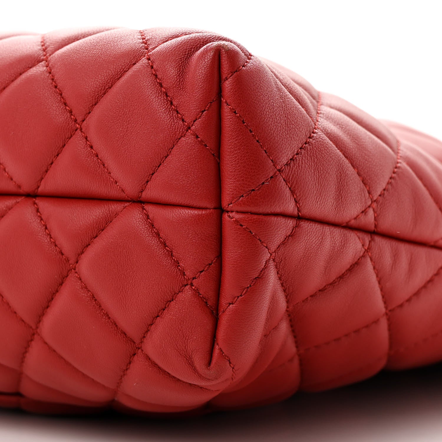 Chanel Lambskin Quilted Urban Delight Tote Red 10 of 12
