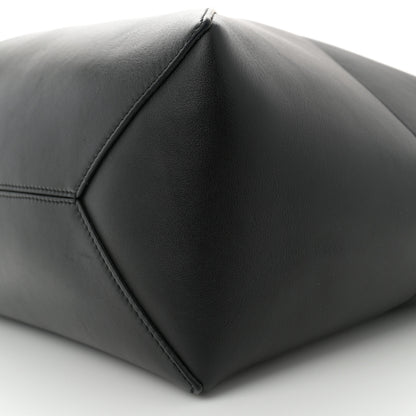 Loewe Shiny Calfskin Medium Puzzle Fold Tote Warm Desert Black 10 of 10