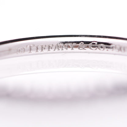 Tiffany 18K White Gold Iolite Metro Ring 48 4.5 4 of 6