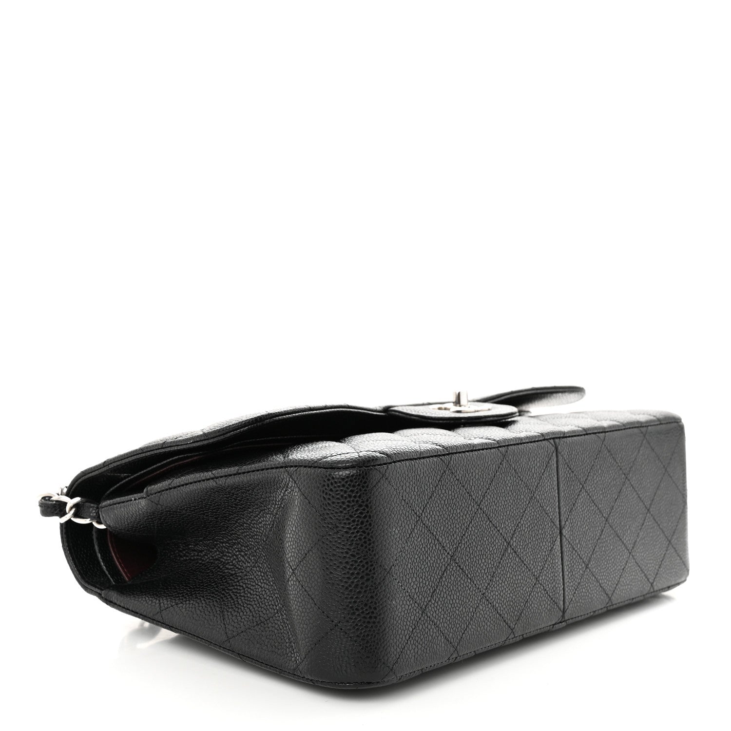 Chanel Caviar Quilted Jumbo Double Flap Black 4 of 10