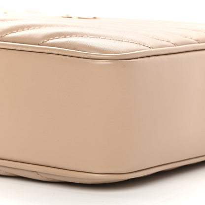 Saint Laurent Calfskin Matelasse Monogram Lou Camera Bag Dark Beige 10 of 11